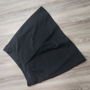 Hiworld XL Skort Bathing Suit Bottoms Swimwear Black Skirt With Shorts Built In